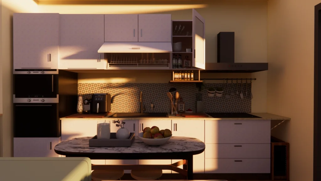 Blush kitchen